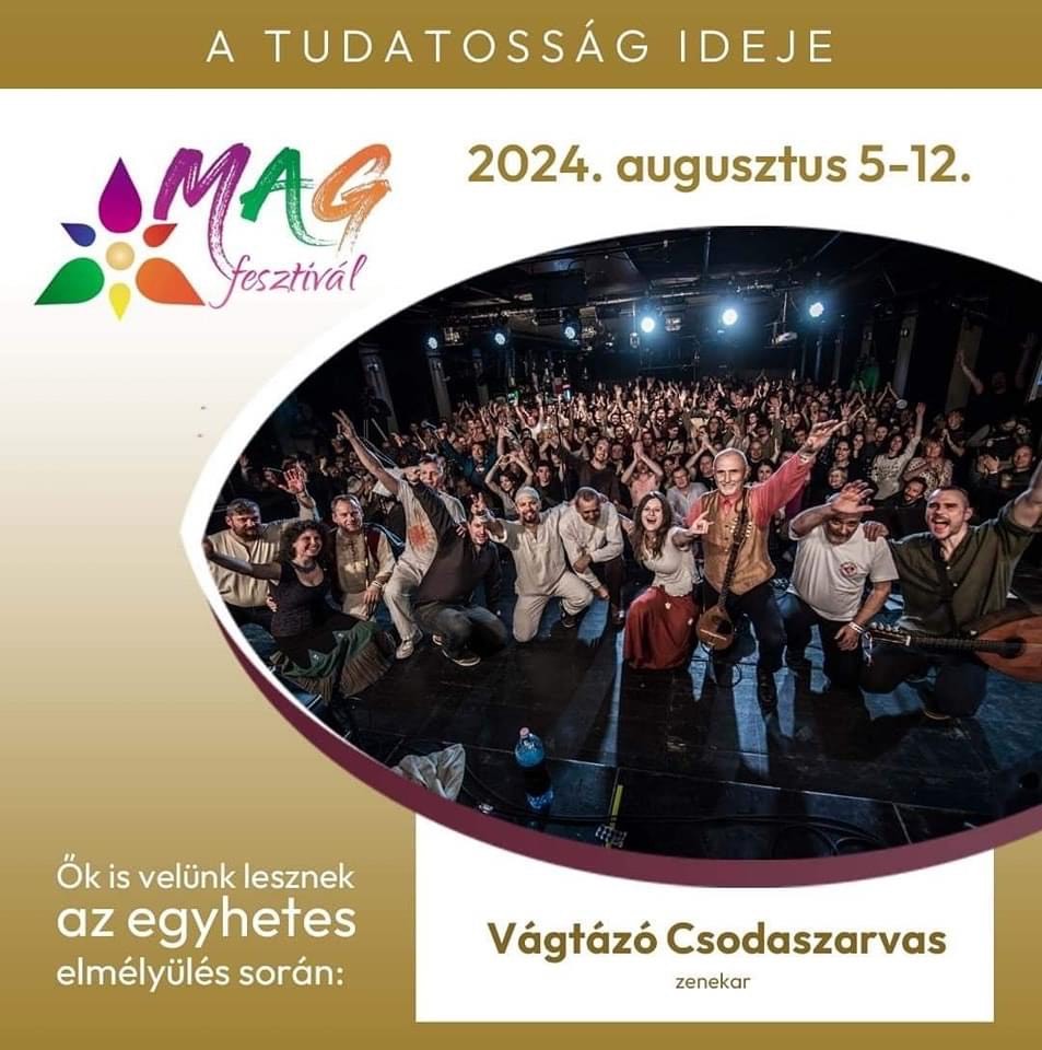 Vágtázó Csodaszarvas koncert lesz pénteken a MAGfesztivál keretében!